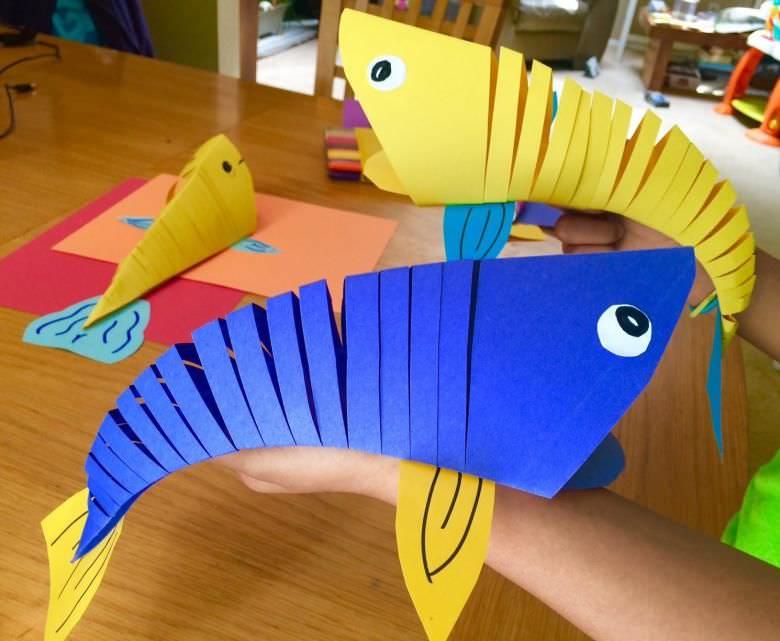 Вироби з кольорового паперу для дітей своїми руками. Шаблони, схеми виробів з паперу
