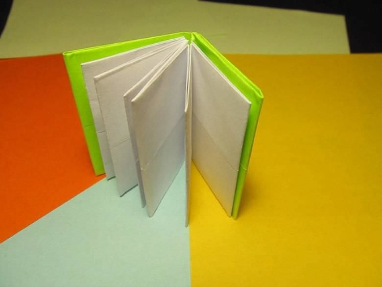 DIY 📗 📙 📘 How to make a mini BOOK from A4 paper